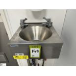 Stainless steel Hand Wash Basin, 380mm x 330mm (location in building - level 11 main kitchen)