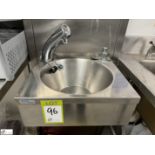 Hand Wash Basin, 380mm x 330mm (location in building – basement kitchen 2)