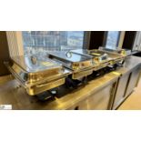 5 Chafing Pans and Stands (location in building - level 11 main canteen)