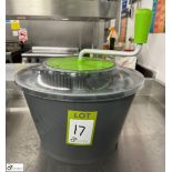 Manual Salad Spinner (location in building – basement kitchen 1)