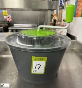 Manual Salad Spinner (location in building – basement kitchen 1)