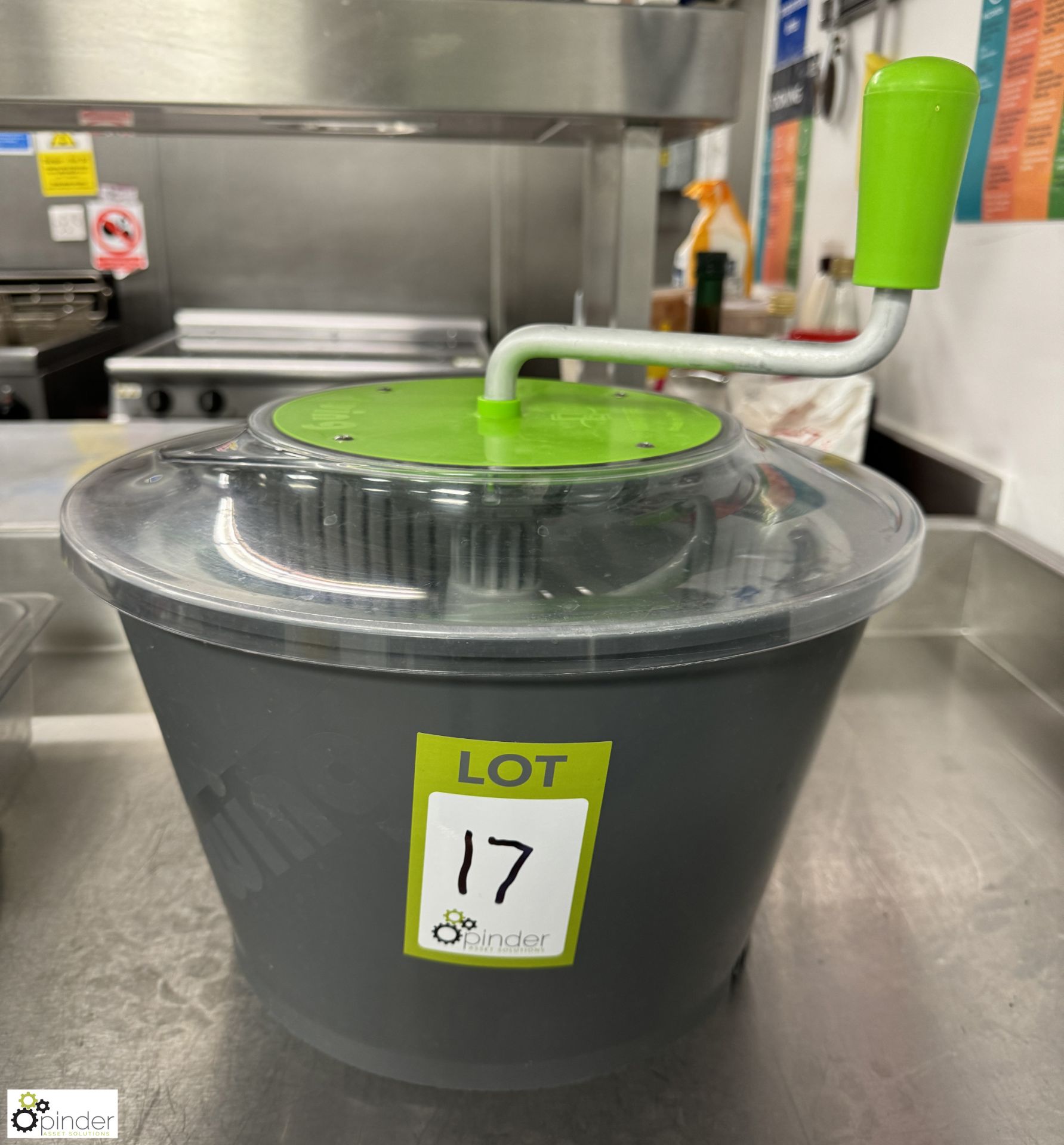 Manual Salad Spinner (location in building – basement kitchen 1)
