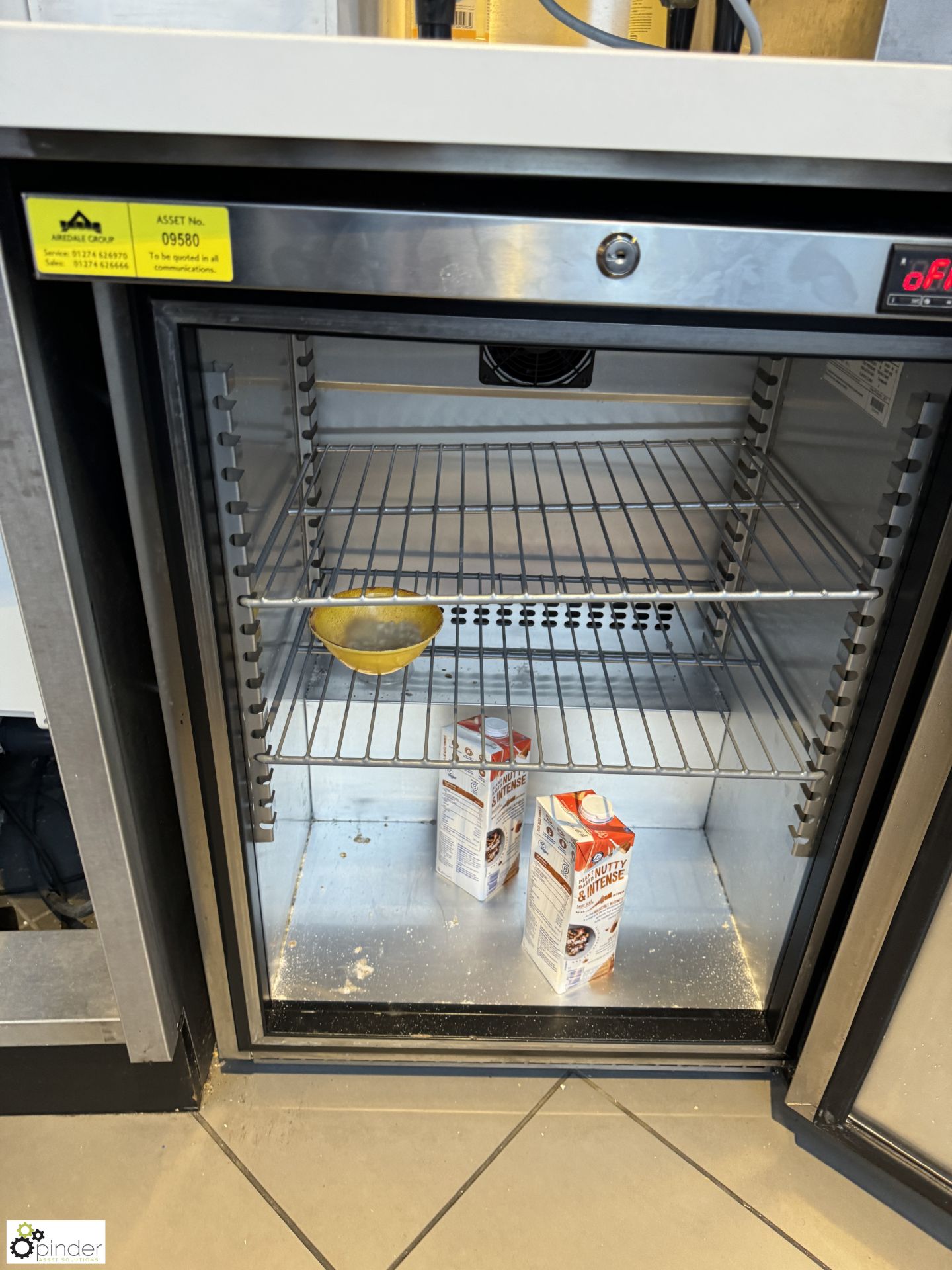 Foster HR150A stainless steel under counter Fridge, 240volts (location in building - level 11 main - Image 2 of 4