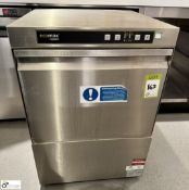 Hobart Eco Max 502S-20 stainless steel under counter single tray Dishwasher (location in