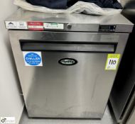 Foster HR150-A stainless steel under counter Fridge, 240volts (location in building - level 7)