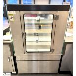 Stainless steel Chilled Display Unit, 240volts, 890mm x 760mm x 1410mm (location in building - level
