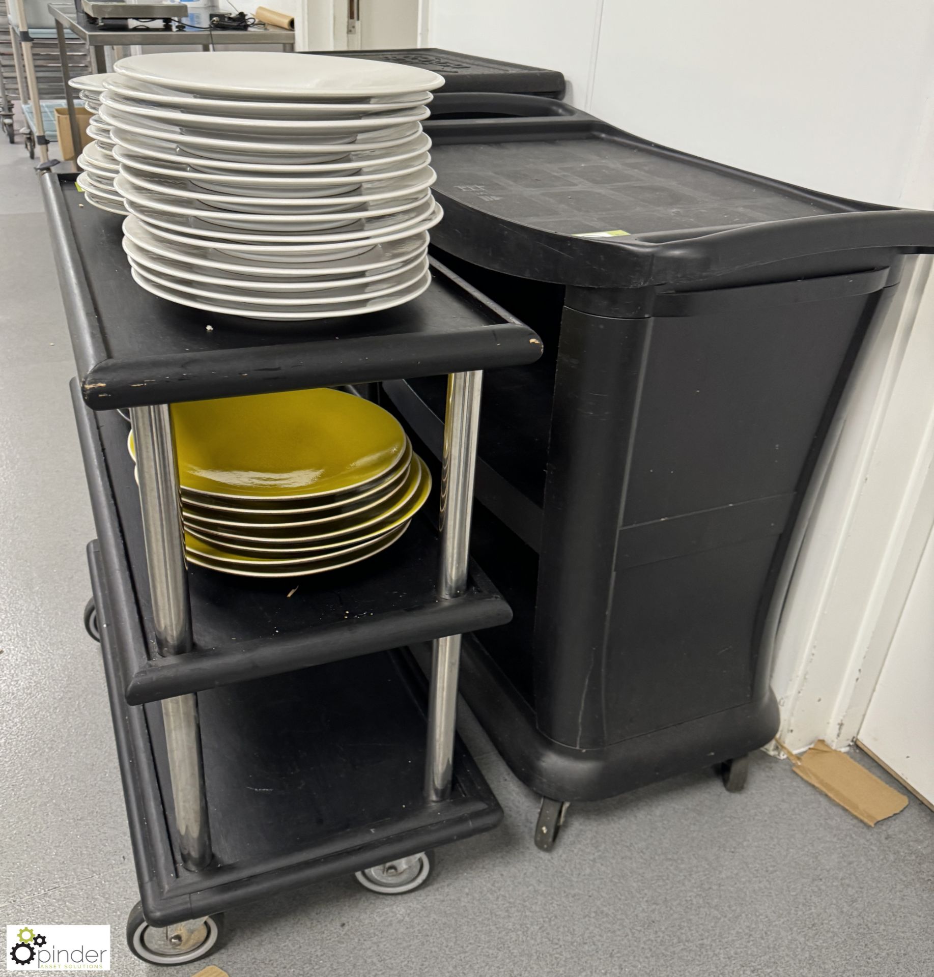 2 various Serving Trolleys (location in building – basement kitchen 2) - Image 2 of 4