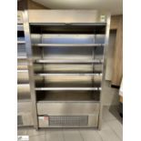 Foster stainless steel shutter front Chilled Food Display Unit, 1200mm x 780mm x 2000mm (location in