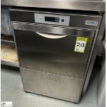 ClassEq stainless steel under counter single tray Dishwasher, 240volts (location in building - level