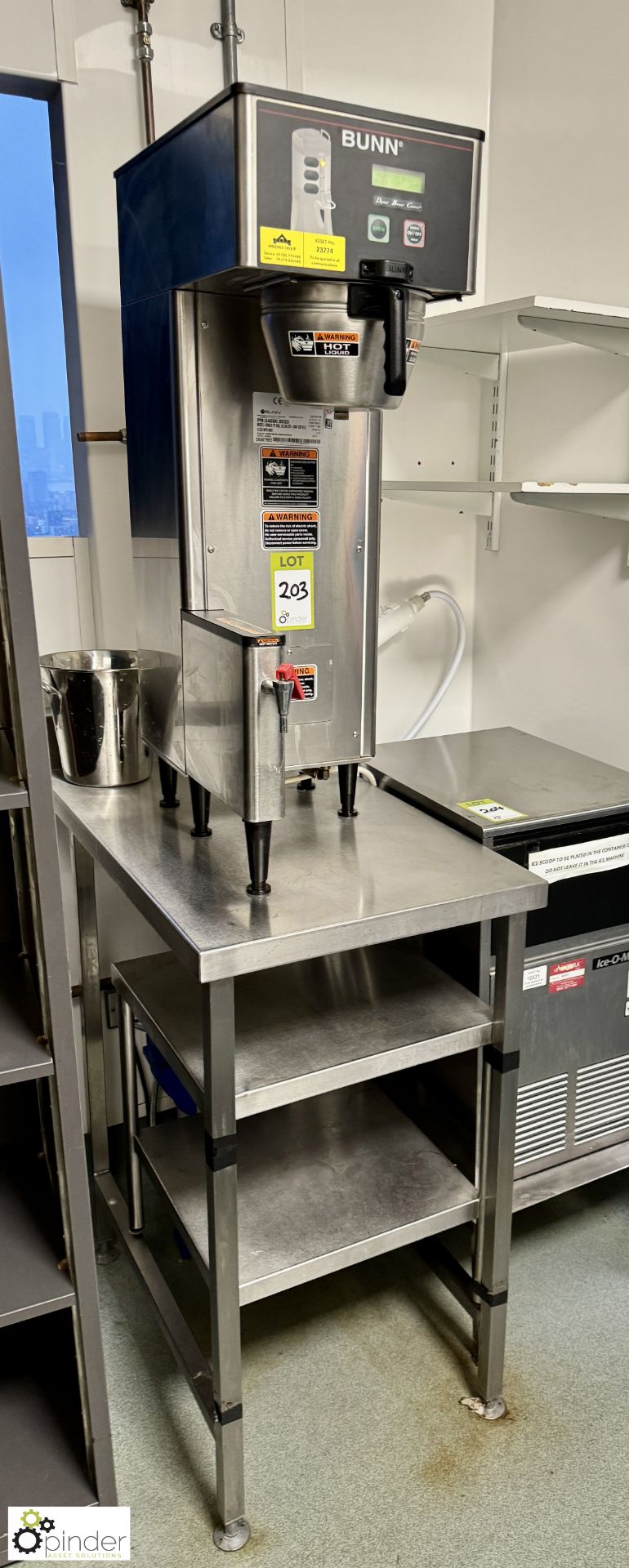 Bunn single TF DBC Coffee Brewer, 240volts (location in building - level 23 kitchen)