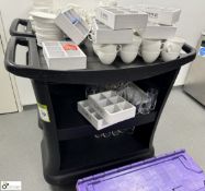 2 plastic Serving Trolleys (location in building - level 7)