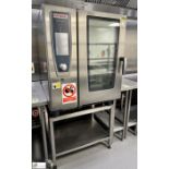 Rational SCCWE101 10-tray Combi Self Cooking Center, 415volts, 850mm x 780mm x 1750mm, with stand (