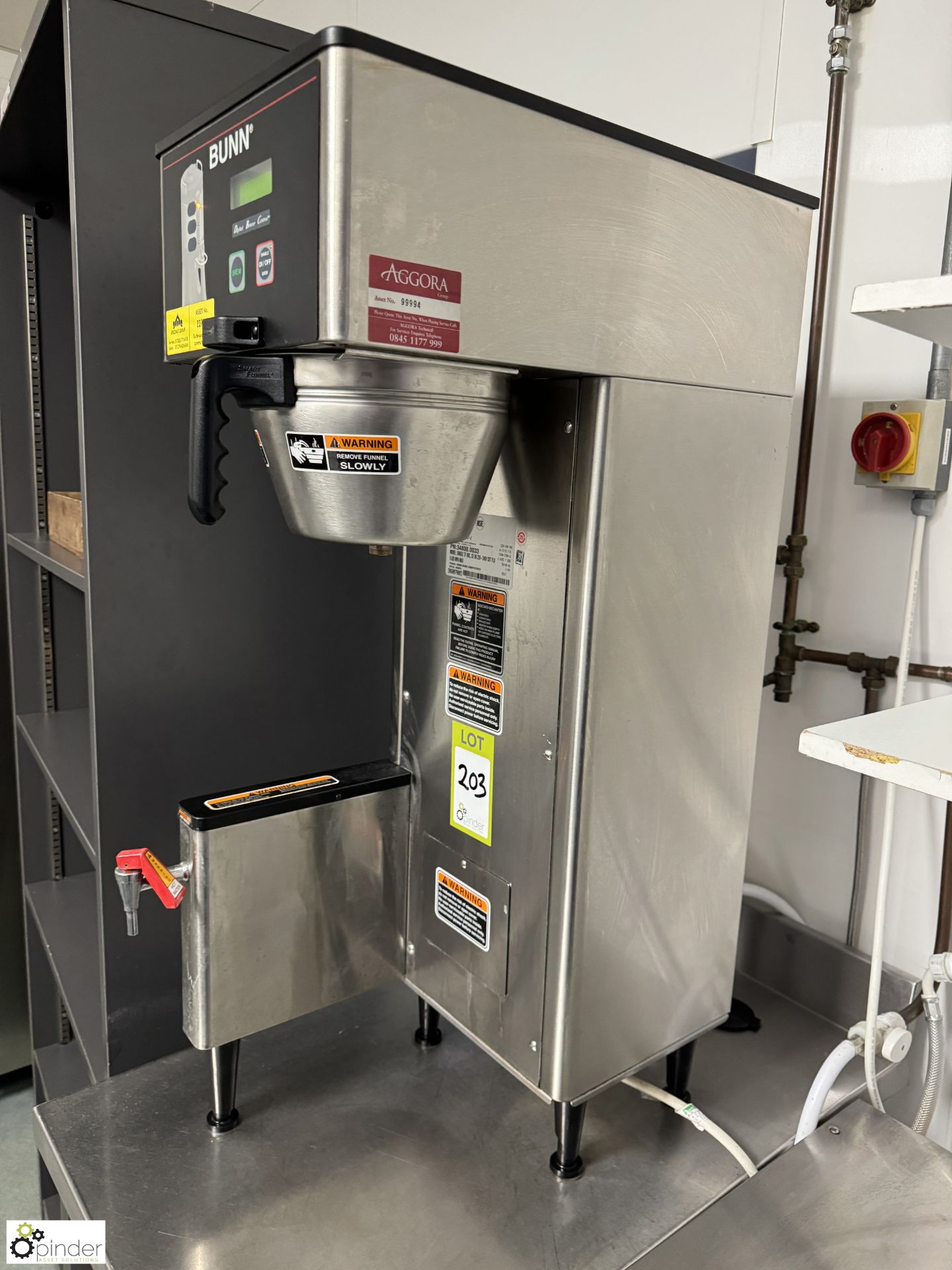 Bunn single TF DBC Coffee Brewer, 240volts (location in building - level 23 kitchen) - Image 4 of 5