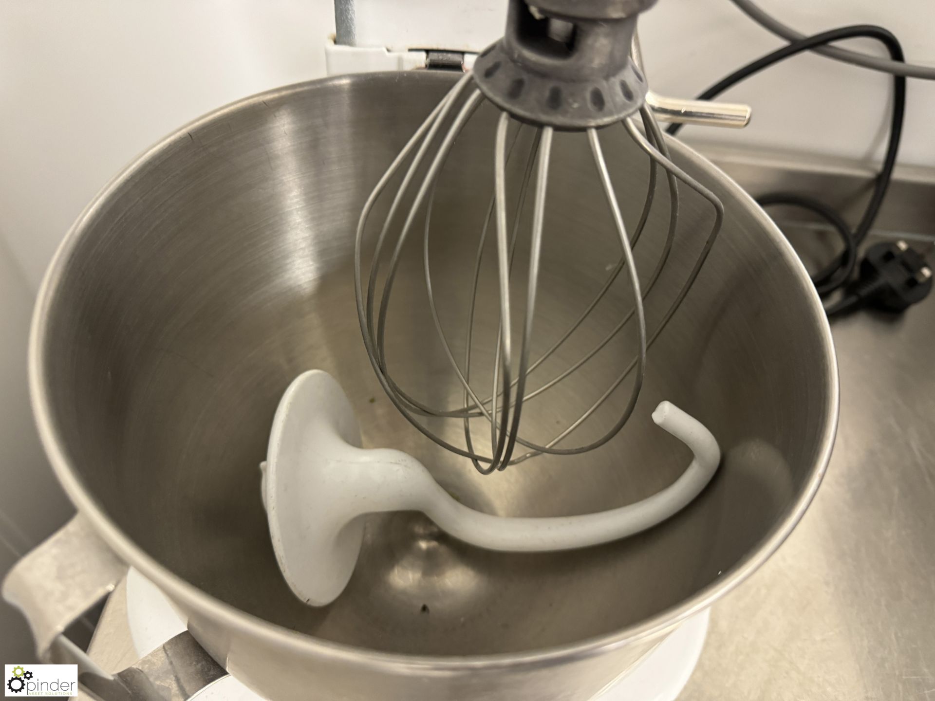 Kitchen Aid heavy duty Food Mixer, 240volts, with bowl, whisk and hook (location in building – - Image 2 of 5