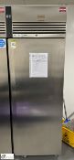 Foster Eco Pro G2 EP700H stainless steel mobile single door Fridge, 240volts, 700mm x 820mm x 2070mm