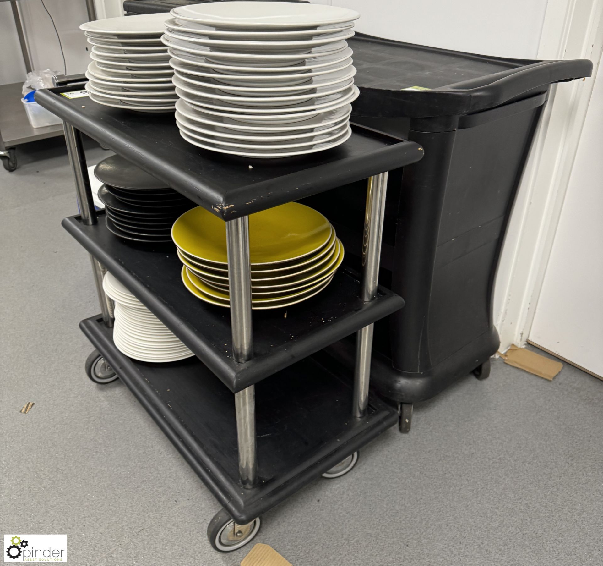 2 various Serving Trolleys (location in building – basement kitchen 2) - Image 3 of 4