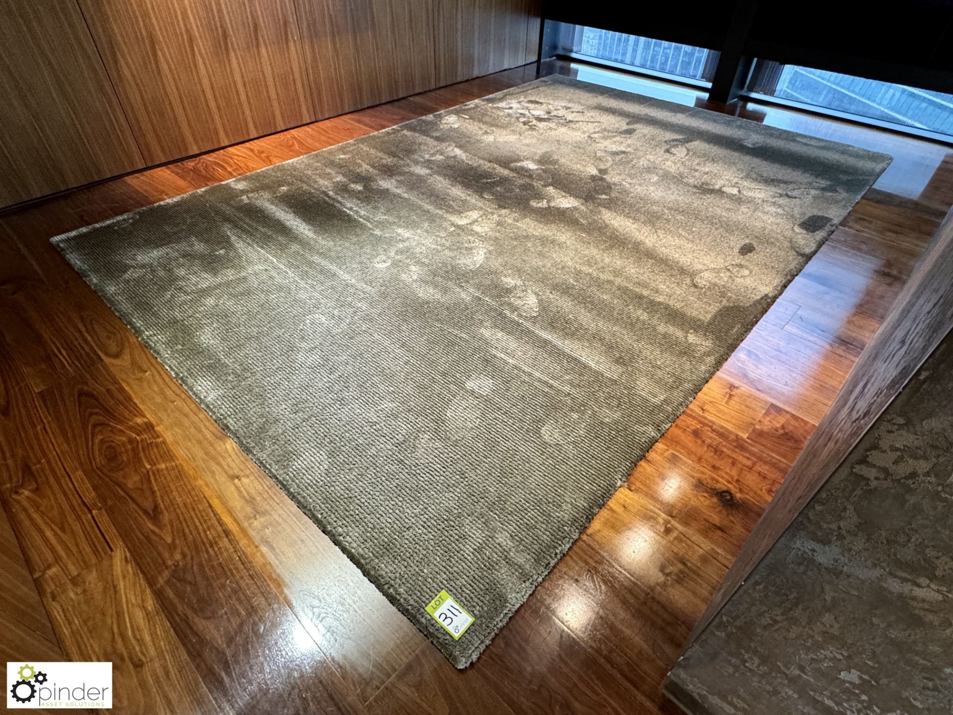 BIC Luxury Rug “Shadow 3004 Smoked Grey”, 4150mm x 2750mm (location in building – level 22) - Image 2 of 6