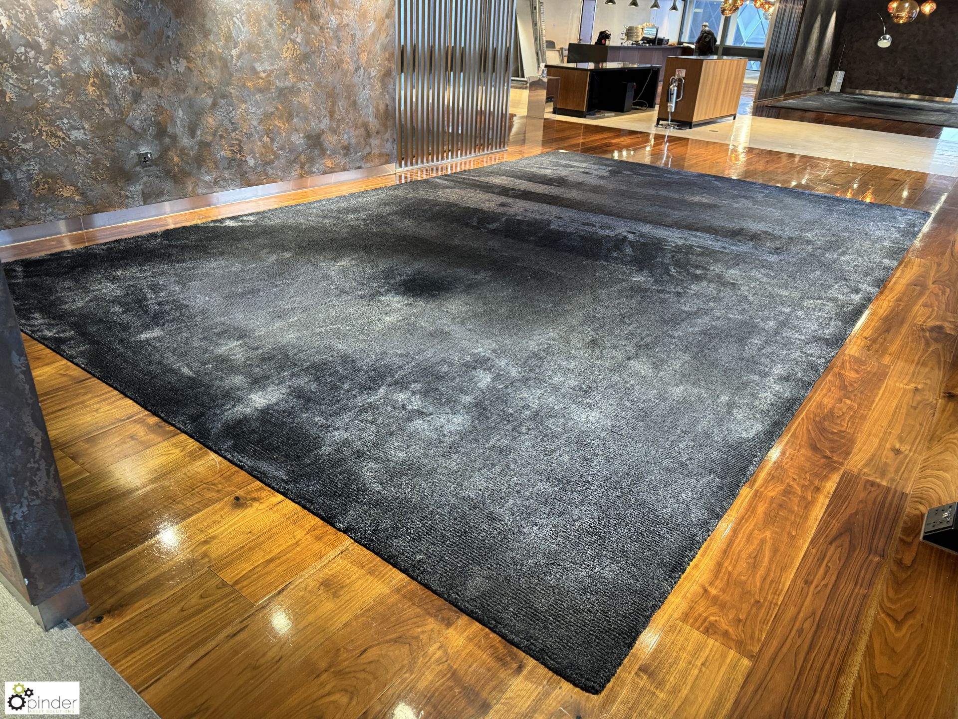 BIC Luxury Rug “Shadow 1483 Ivory Black”, 6450mm x 4000mm (location in building – level 22) - Image 3 of 6