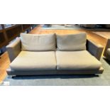 Lyndon Design leather and upholstered Sofa, 2000mm x 1000mm (location in building – level 7)