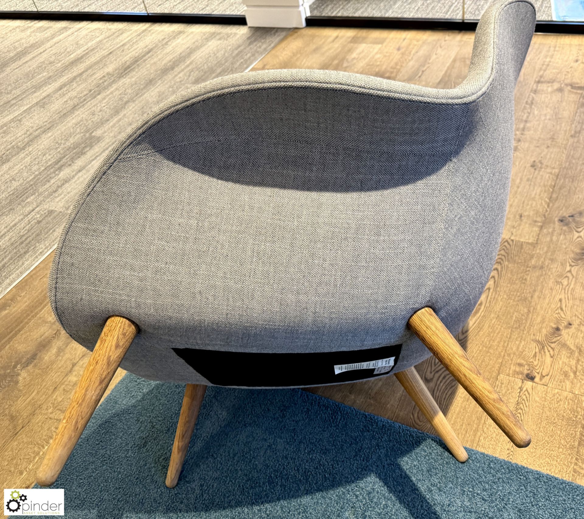 Pair Fredericia upholstered Reception Chairs, designed by Space Copenhagen (location in building – - Image 4 of 6