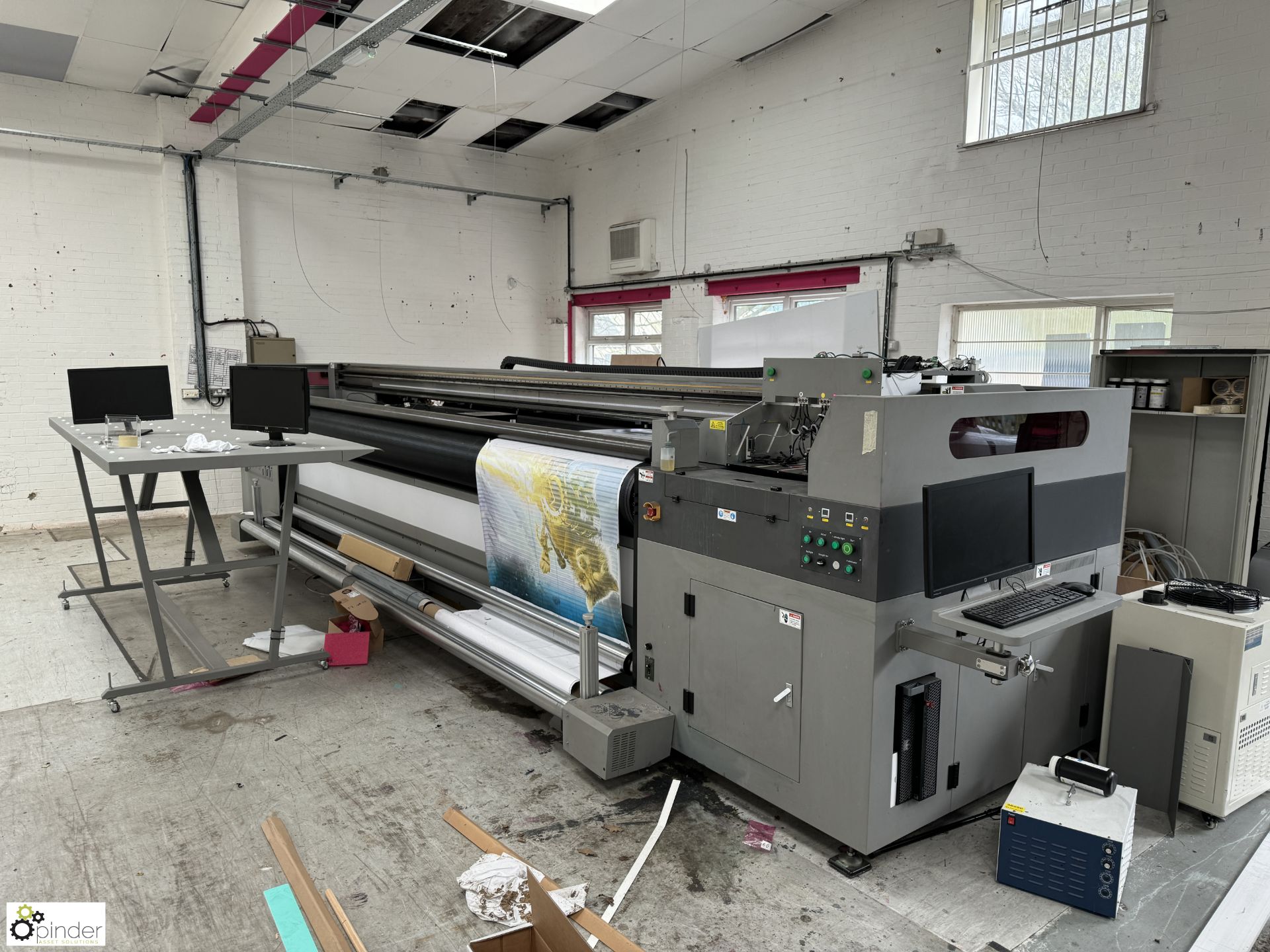 Yotta YD-H5000KJ Ultra Wide UV Hybrid Printer, 5000mm print width, 220volts, year 2019, serial - Image 2 of 20