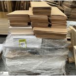 Quantity various Cut Card/Board, to pallet