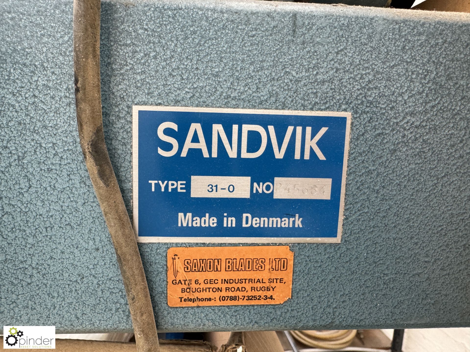 Sandvik 31-0 wide Forms Fret Saw, 3600 width, serial number 245684 - Image 5 of 10