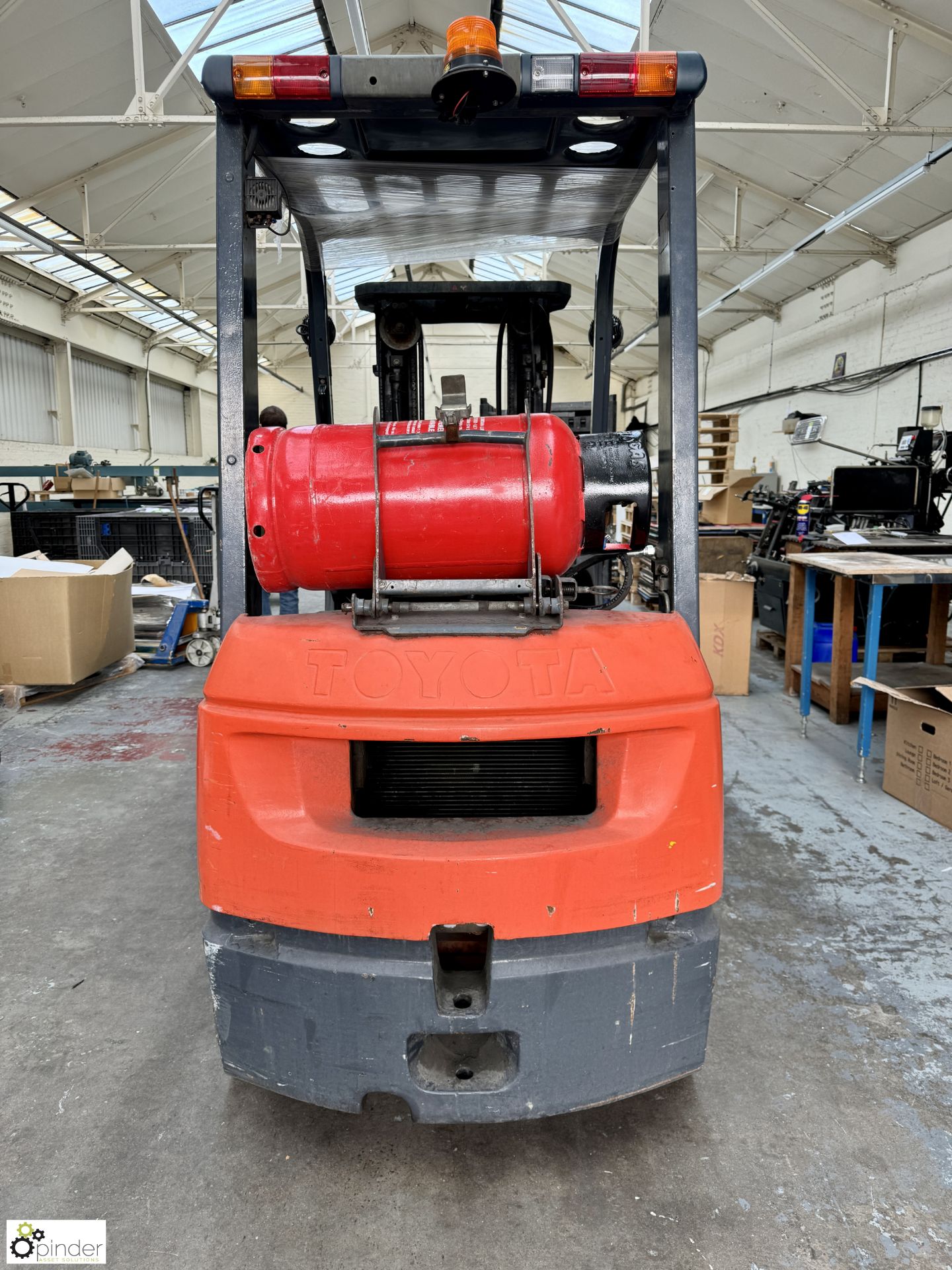 Toyota 42-7FG18 LPG Forklift Truck, 1750kg capacity, 8661hours, triplex mast, lift height 4300mm, - Image 5 of 13