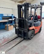 Toyota 42-7FG18 LPG Forklift Truck, 1750kg capacity, 8661hours, triplex mast, lift height 4300mm,