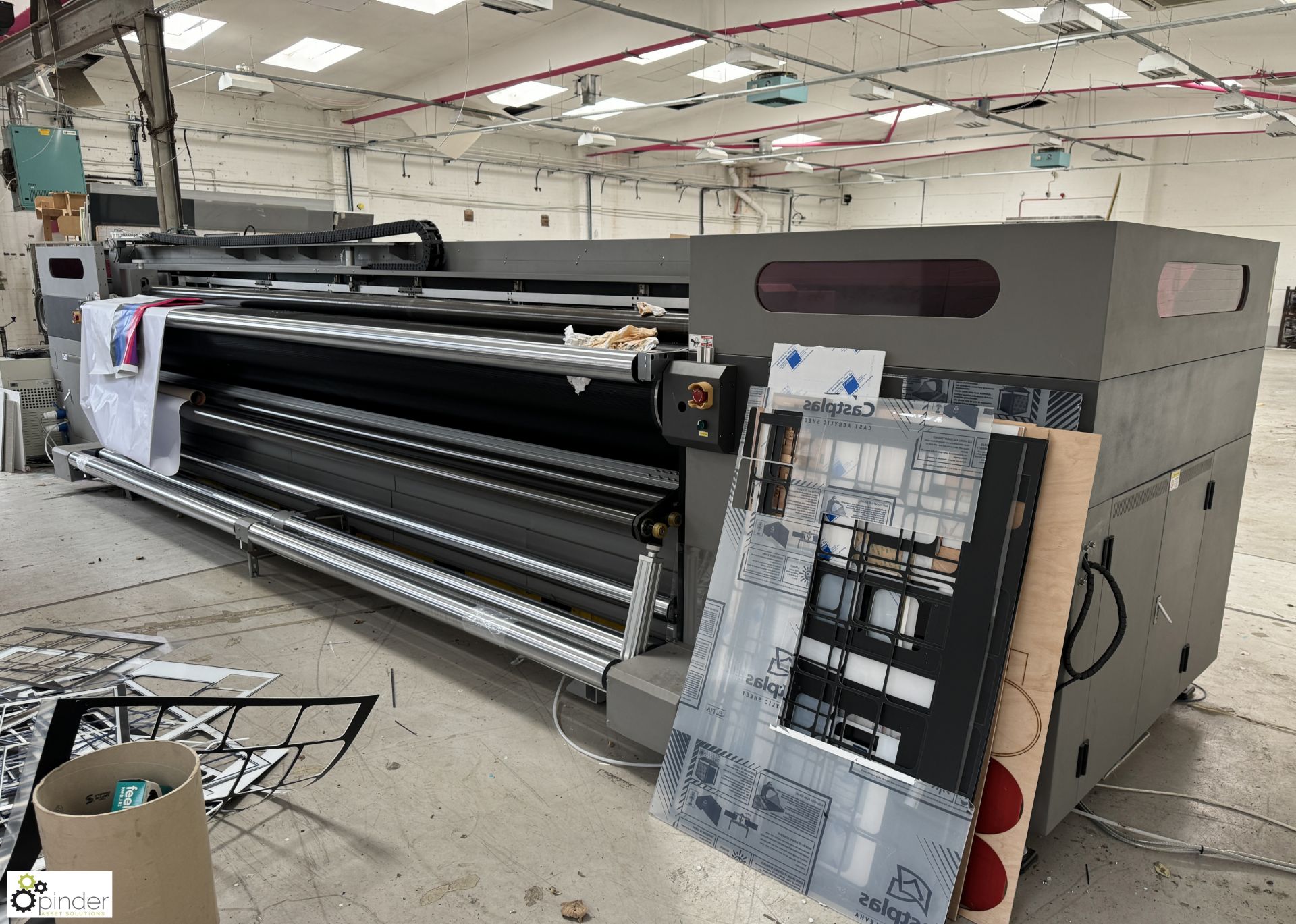 Yotta YD-H5000KJ Ultra Wide UV Hybrid Printer, 5000mm print width, 220volts, year 2019, serial - Image 17 of 20