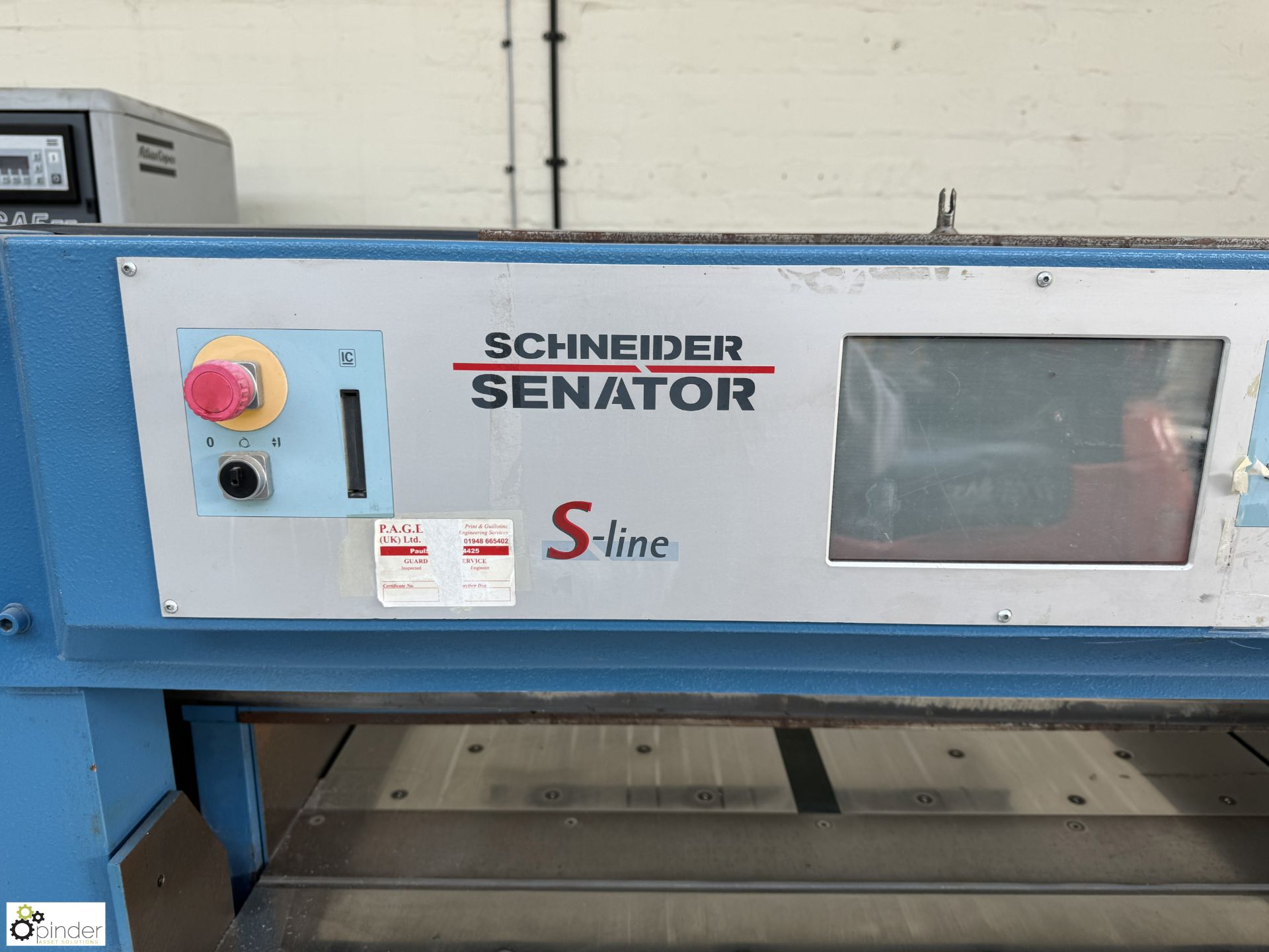 Schneider Senator S-Line 115 TSC Guillotine, 115cm, 400volts, year 1997, serial number M-115H-004- - Image 5 of 14