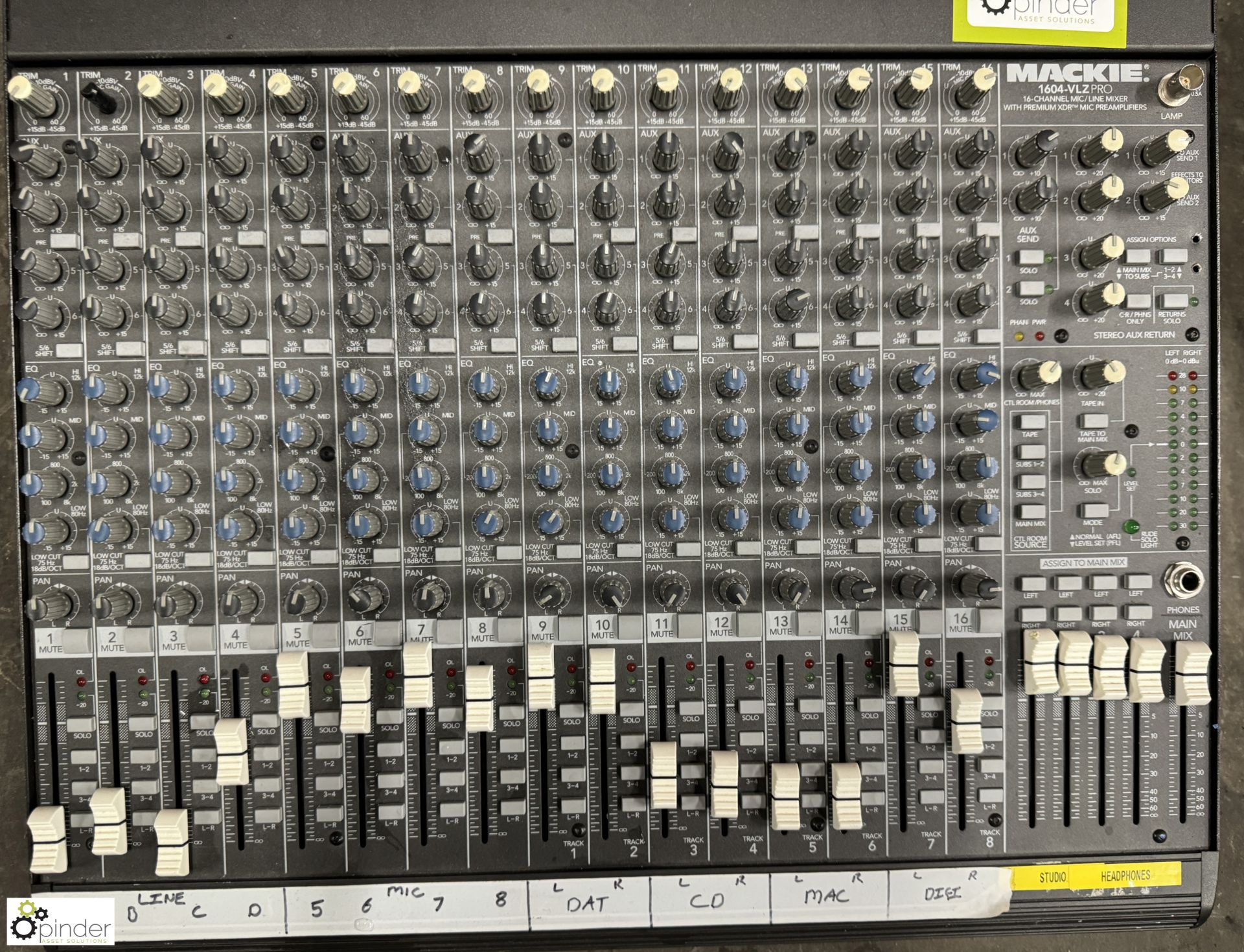 Mackie 1604-VLZ PRO 16-channel Mixer - Image 3 of 4