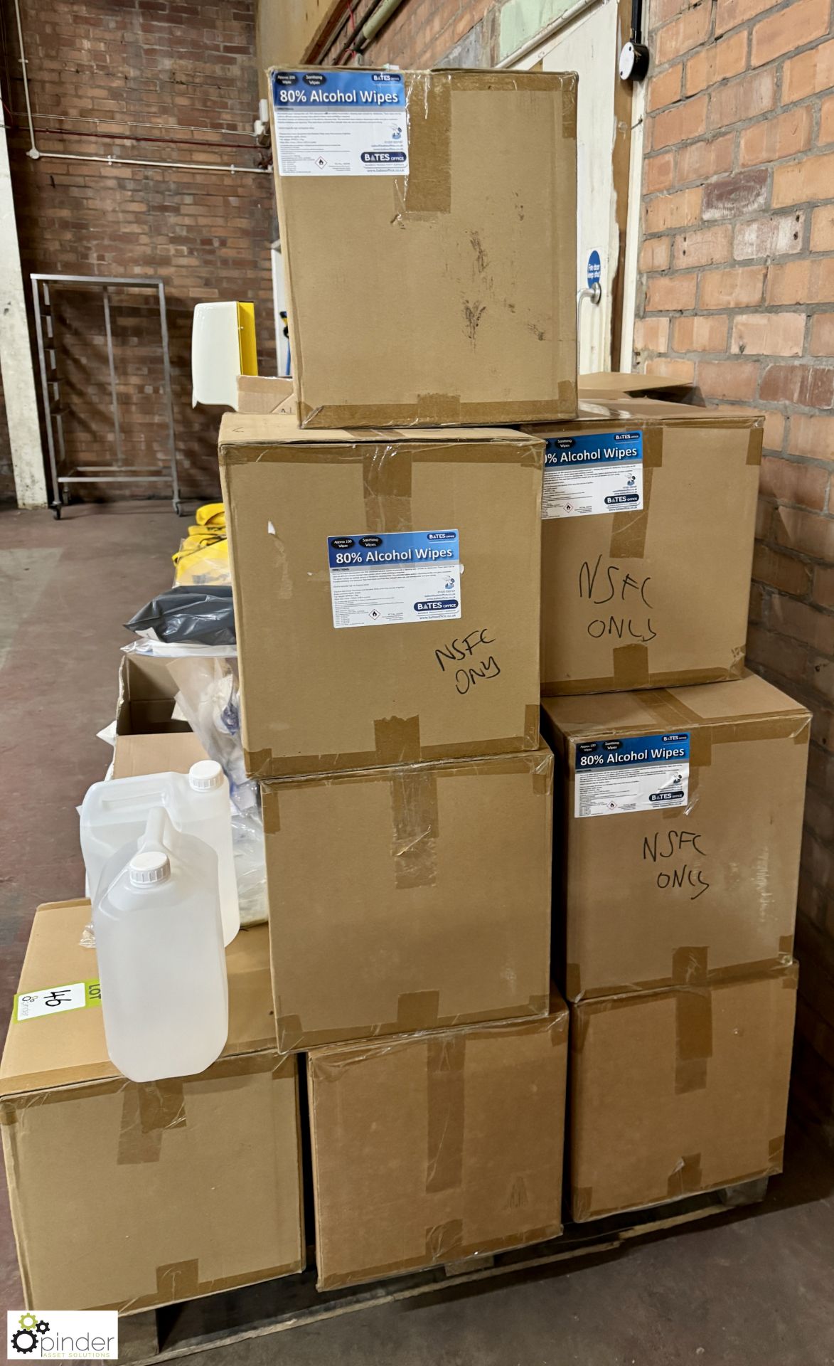 Quantity various Alcohol Wipes and Hand Sanitiser, to pallet - Bild 6 aus 8