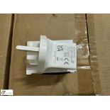 6 cartons USB 3-pin Chargers, unused, approx. 178 per carton