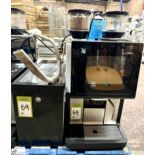 WMF 1500S Coffee and Hot Chocolate Machine, 240volts, with milk fridge