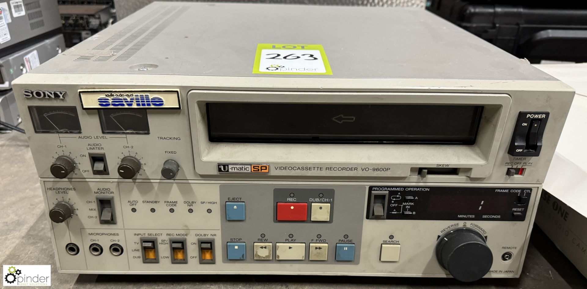 Sony VO-9600 P Videocassette Recorder - Image 2 of 4