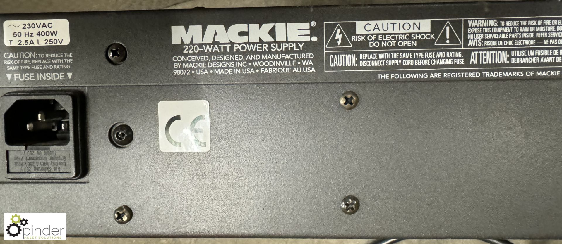 Mackie 220watt Power Supply - Image 2 of 3