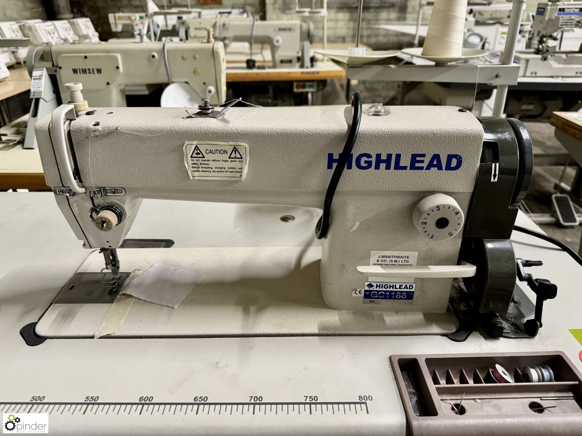Highlead GC1188 flat bed Lockstitch, 240volts - Image 2 of 5