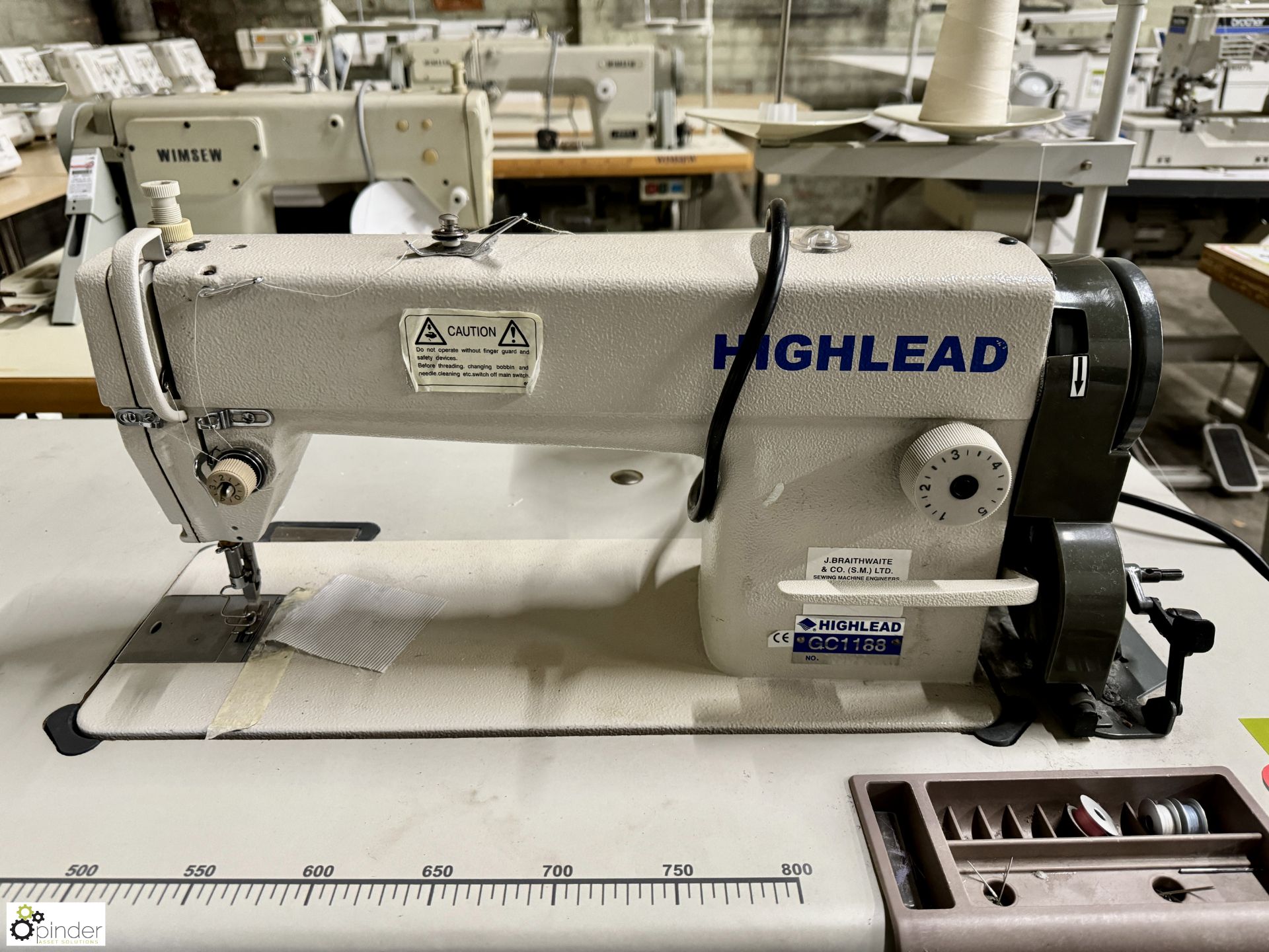 Highlead GC1188 flat bed Lockstitch, 240volts - Bild 2 aus 5