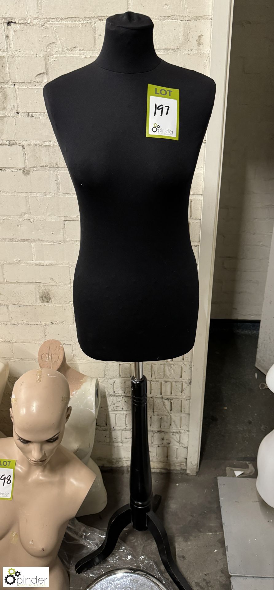 2 Female Dress Makers Mannequins with stands - Image 3 of 4