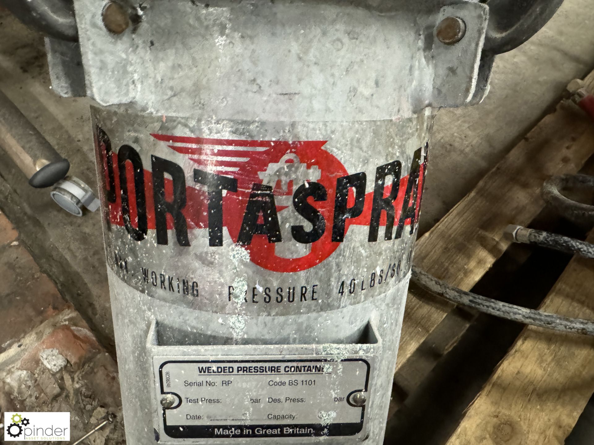 3 Portaspray Paint Spray Vessels - Image 5 of 7