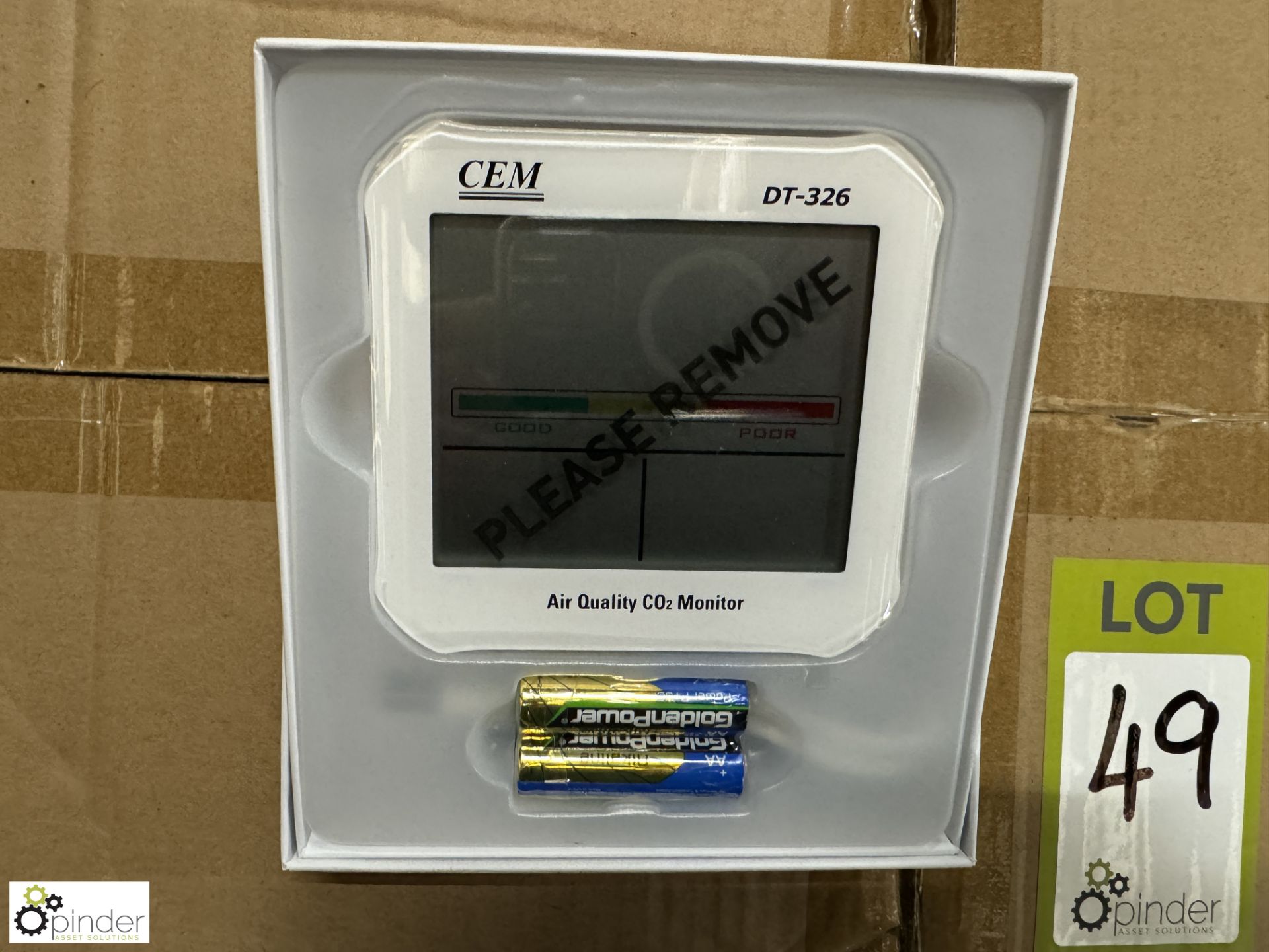 8 cartons Air Quality Co2 Monitors, approx. 40 per carton - Bild 3 aus 7
