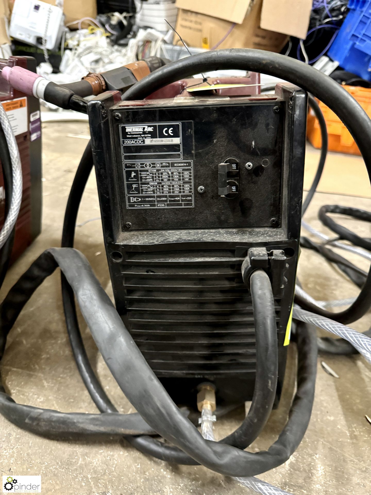 Thermal Arc 200 AC/DC Tig Welding Set, 240volts, 32amps - Image 3 of 6