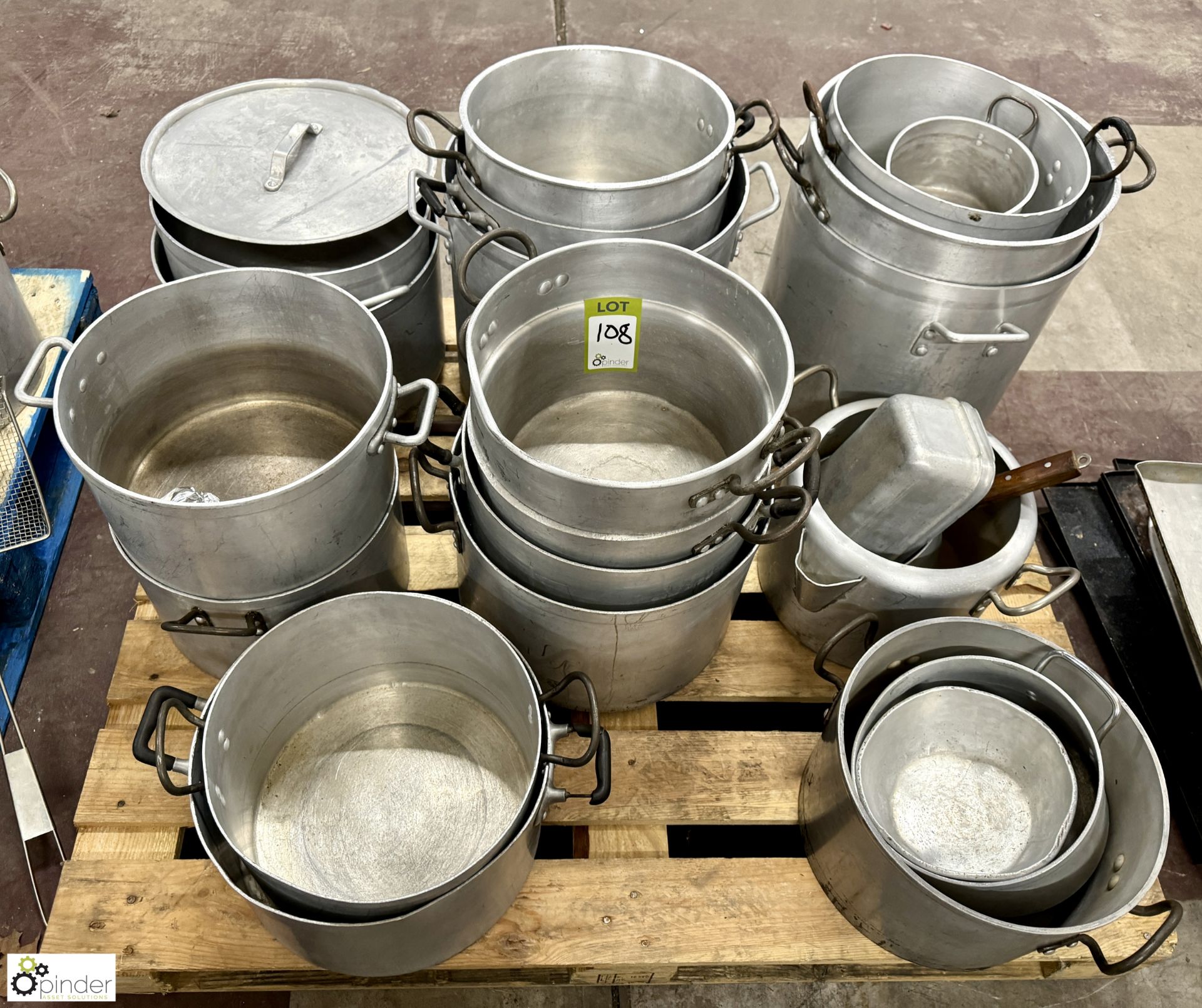 Quantity Cooking Pots, to pallet - Image 2 of 4