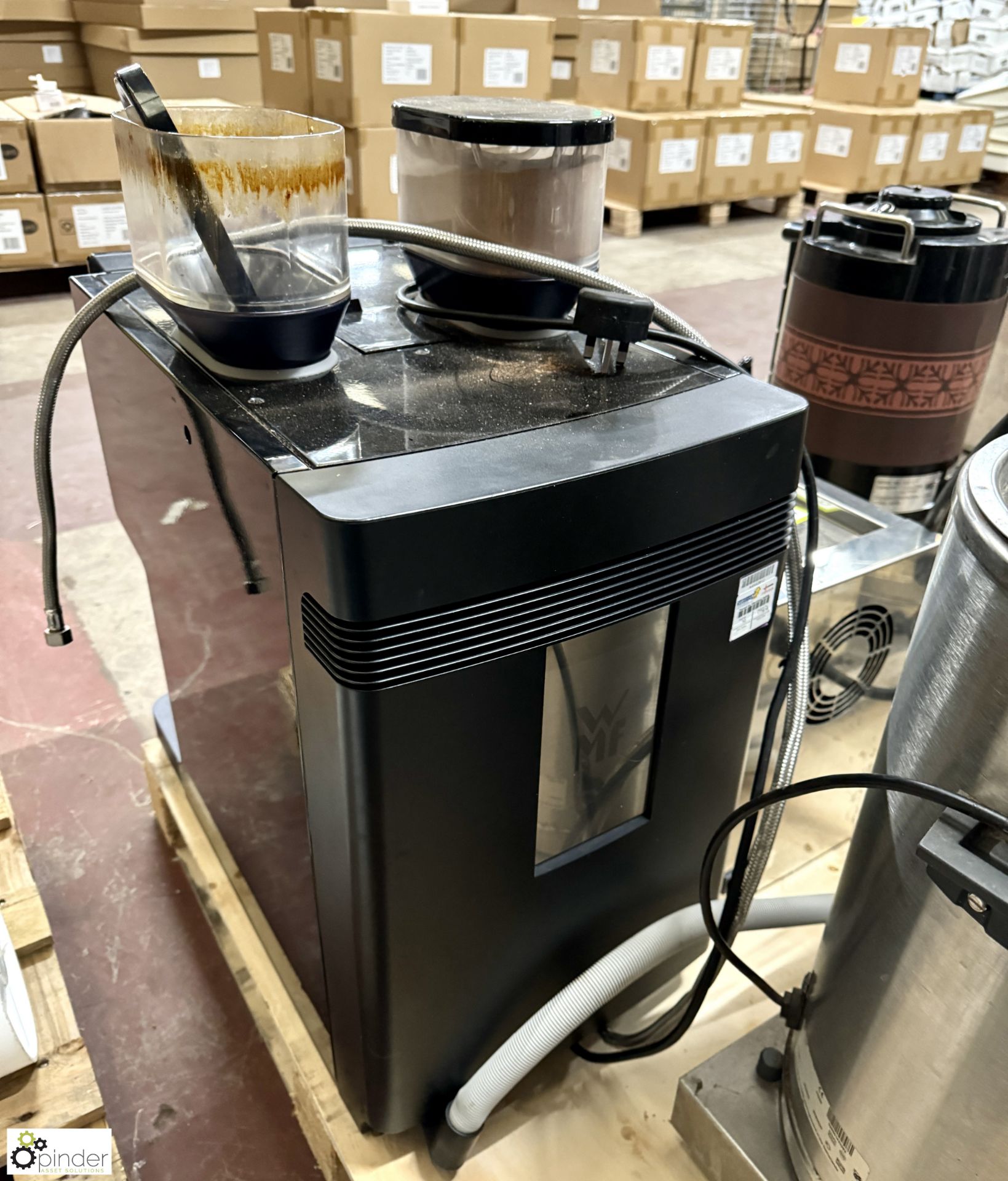 WMF 1500S Coffee and Hot Chocolate Machine, 240volts, with milk fridge - Image 3 of 4