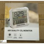 8 cartons Air Quality Co2 Monitors, approx. 40 per carton