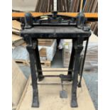 Hampson Bettridge treadle operated Creaser, 420mm width (please note this lot is located in Leeds,