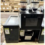 WMF 1500S Coffee and Hot Chocolate Machine, 240volts, with milk fridge