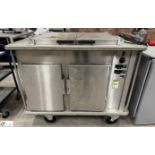 Moffat Spec Unit stainless steel mobile Fridge, Hot Cabinet, 240volts