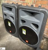 Pair JBL EON15 PA Speakers, 250watts